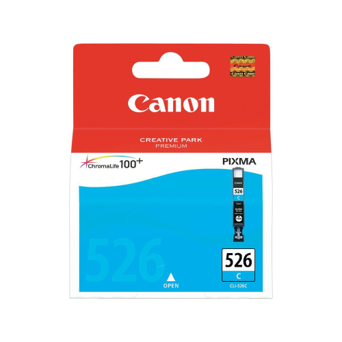 CANON CLI-526C CARTUCCIA CIANO PER PIXMA MG5150-5250-6150-8150-IP4850 (4541B001)